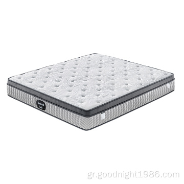 Χονδρική πώληση Luxury Style Hotel Organic Queen Size Gel Memory Foam Pocket Spring Latex στρώμα κρεβατιού